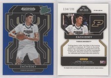 2022-23 Panini Prizm Draft Picks Rated Prospect Blue /199 Zach Edey #RP-ZED