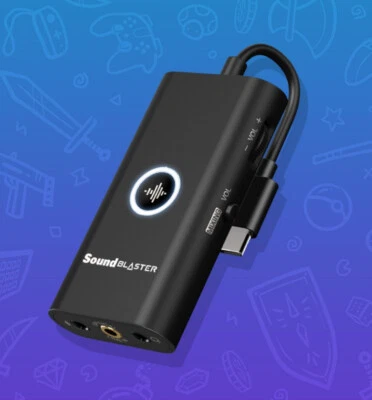 Sound Blaster G3 Portable Gaming USB DAC AMP USB-C Connectivity - SB1830 - F53] - Image 1 of 4