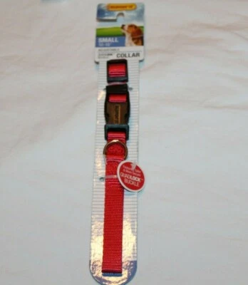 Ruffin' It Small Adjustable Quadlock Buckle Dog Collar - Red - Image 1 of 2