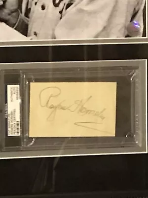 Rogers Hornsby Signed Autographed Cut PSA DNA COA St. Louis Cardinals MLB - Image 1 of 2