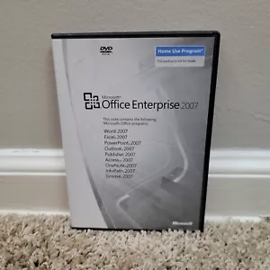 Microsoft Office Enterprise 2007 (Home Use) w/Key (Word, PowerPoint, Excel, Etc) - Picture 1 of 3
