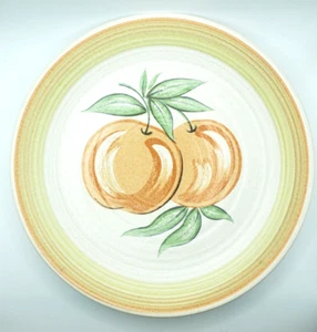 Vintage Franciscan Fruit Pattern Earthware Dinner Plate Midcentury - Picture 1 of 4