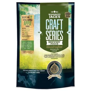 Kit de sidra de manzana con lúpulo citra seco de mangle Jacks 40 pintas serie artesanal casera - Imagen 1 de 1