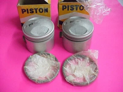 Piston Kit Harley Davidson Super Glide FX FXE .070" os Made In Japan 74in 71-78 - Image 1 of 4