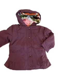Vintage 2008 NWT Gymboree FALL FOREST Purple 3-in-1 Coat Jacket Small 5 6 - Picture 1 of 4