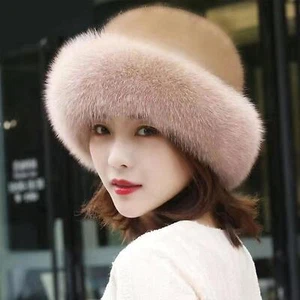 Women's Winter Furry Hat – Russian Fur Hat for Women,Soft and Warm - Picture 1 of 22