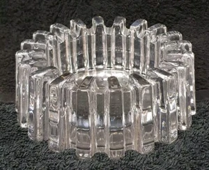 🔶️PUKEBURG SWEDEN ART GLASS CRYSTAL BRUTALIST ASHTRAY UNO WESTERBERG MCM #3 - Bild 1 von 10