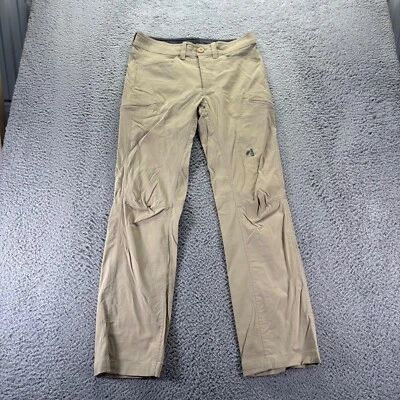 Eddie Bauer Chino Pants Mens 33x32 Beige Nylon Stretch Slim Fit Outdoorwear - Image 1 of 4