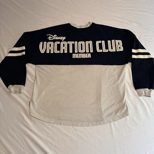 Spirit Jersey Disney Vacation Club Member Navy Blue & White Shirt Adult Size M - Picture 1 of 11