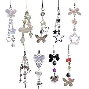 Sweet Girl Phone Pendant Y2K Phone Lanyard Trendy Backpack Ornament - Photo 1 sur 21