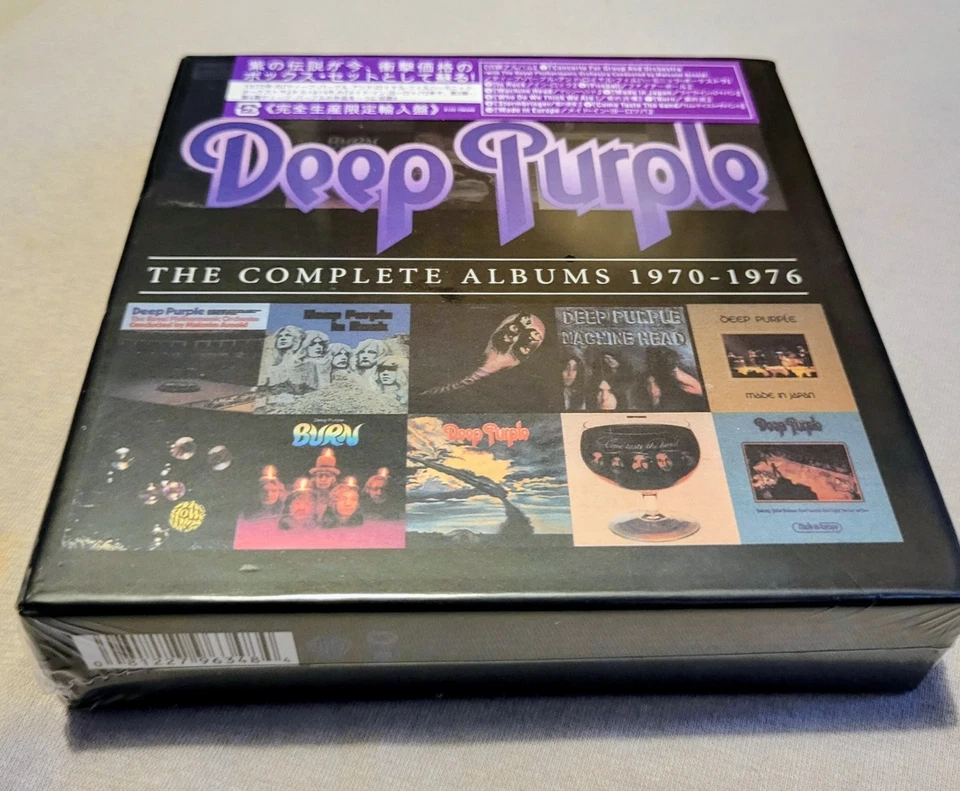 IMPORT CD BOX DEEP PURPLE THE COMPLETE ALBUMS 1970-1976 VERSCHWEISST NEU - Bild 1 von 2