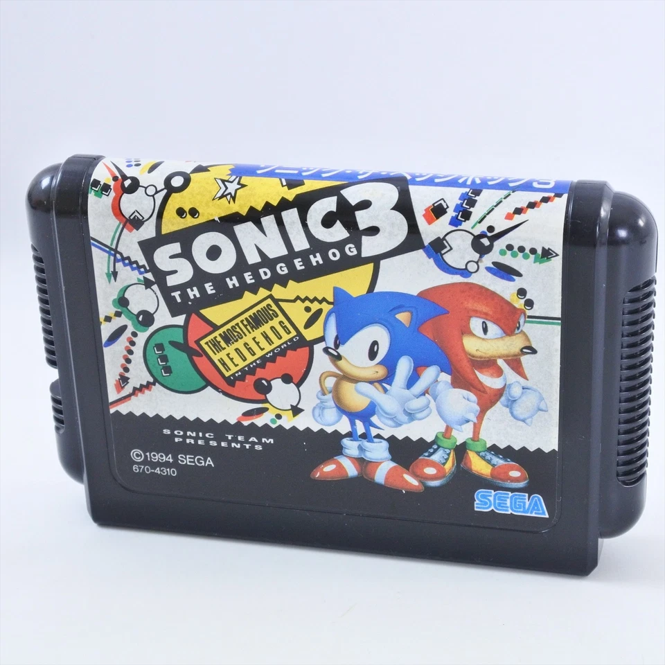 Mega Drive SONIC THE HEDGEHOG 3 Cartridge Only Sega 0683 mdc - Image 1 of 4