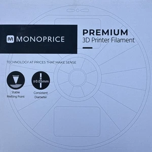 Premium PLA 3D Drucker Filament 1,75 mm Präzision +/- 0,02 mm, weiß - Bild 1 von 5