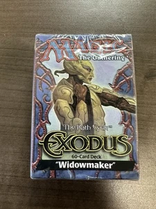 Magic The Gathering MTG SEALED Exodus Theme Deck Widowmaker Vintage wotc1998 - Picture 1 of 6
