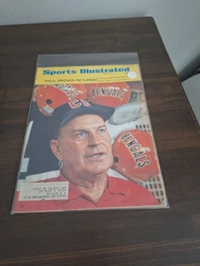 Revista Sports Illustrated 12 de agosto de 1968 - Cubierta de Paul Brown - Imagen 1 de 6