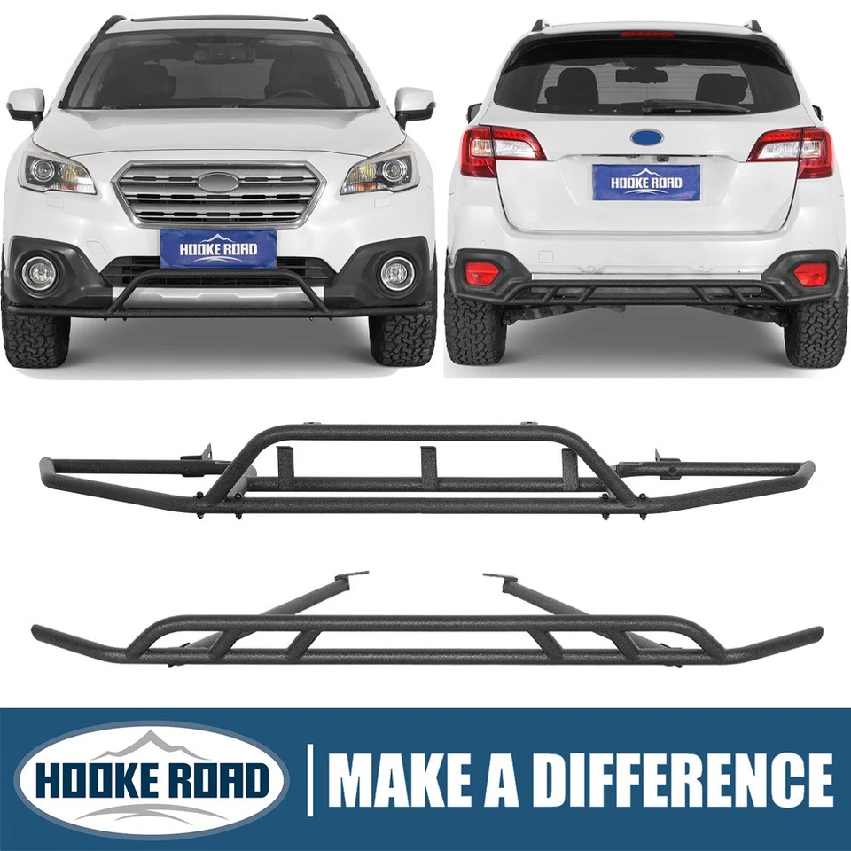 Protector de parachoques trasero delantero tubular Hooke Road Rally para Subaru Outback 2015-2019 Foto 1 de 1