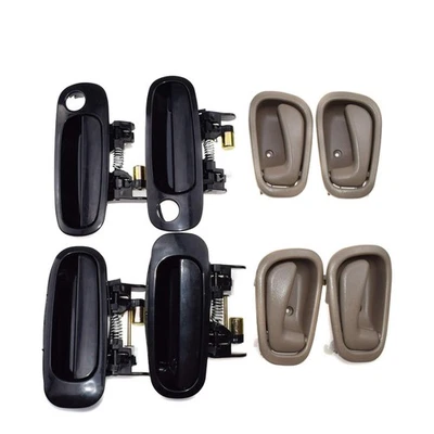 Juego de manijas de puerta de 8 piezas para Toyota Corolla 1998-2002 OE# 69210-02040 y más Foto 1 de 4