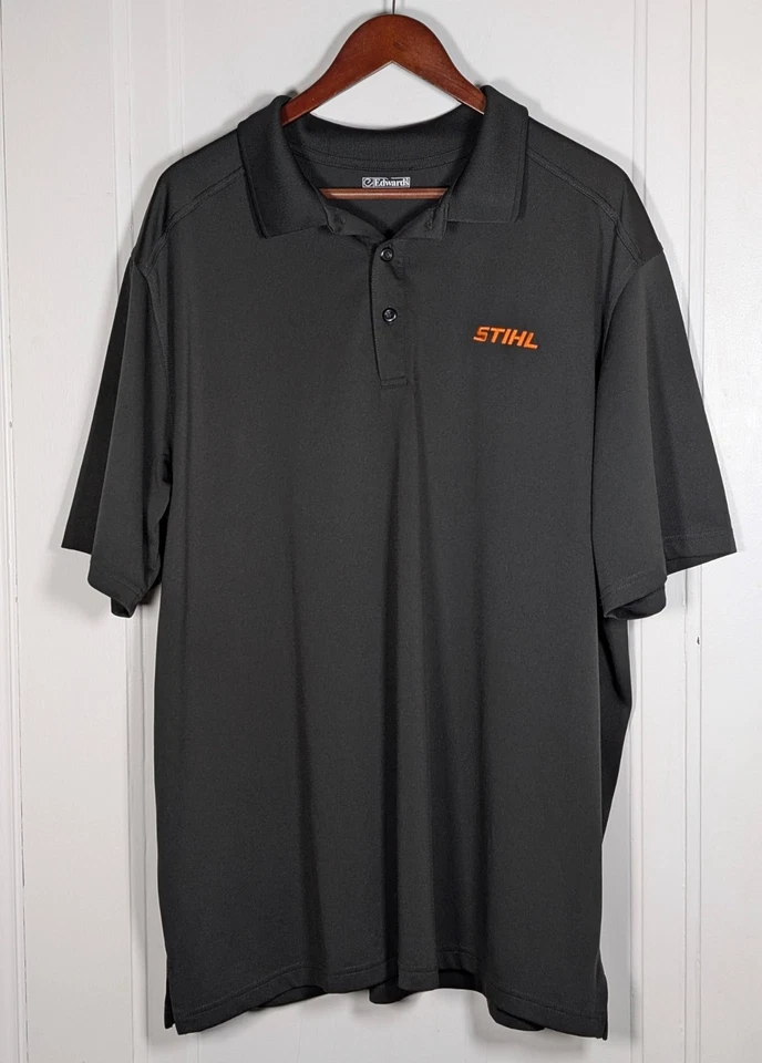 Camisa Polo Stihl Tools Motosierra Negra Para Hombre Talla 2XL XXL Bordada Logo Trabajo Foto 1 de 3