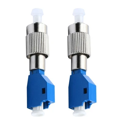 2 Pcs Fiber Optic Adapters FC Male to Female Converter Adapters - Image 1 of 4