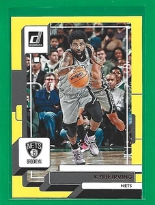 2022-23 Donruss Basketball Yellow Flood Kyrie Irving #7 Brooklyn Nets - Picture 1 of 2