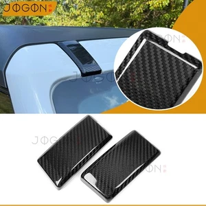 Carbon For Ford Bronco Raptor 21+ Front Roof Rail Cargo Rack End Cap Cover Trim - Picture 1 of 12