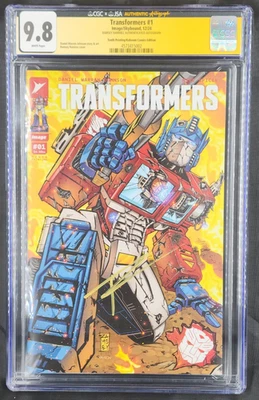 Transformers #1 Tenth Printing 2024 Signed by Ramsey Ramirez CGC 9.8 - Image 1 of 2