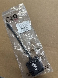 C2G 54311 Mini DisplayPort Male to Single Link DVI-D Female Adapter Converter  - Picture 1 of 2