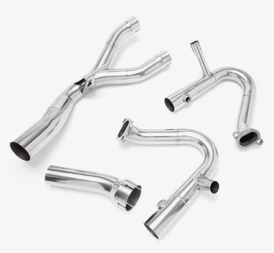 Tubo descendente de cabezal de acero inoxidable LEXTEK para BMW R1200 GS Adventure R RS 51 mm lata Foto 1 de 4