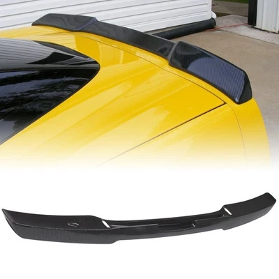 Para Chevrolet Corvette C6 05-2013 Color Fibra de Carbono Tapa Trasera Alerón Foto 1 de 4