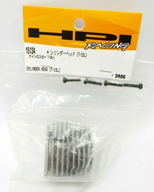HPI Racing 15134 T-15L Engine Heatsink Cylinder Head Grey: FORMULA 10  - Image 1 of 1
