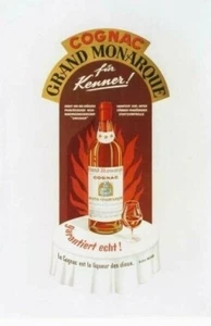 Cartel original vintage COÑAC GRAND MONARQUE c.1930 - Imagen 1 de 1