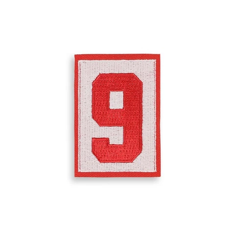 Detroit Red Wings #9 Gordie Howe ROAD Jersey Patch Cover