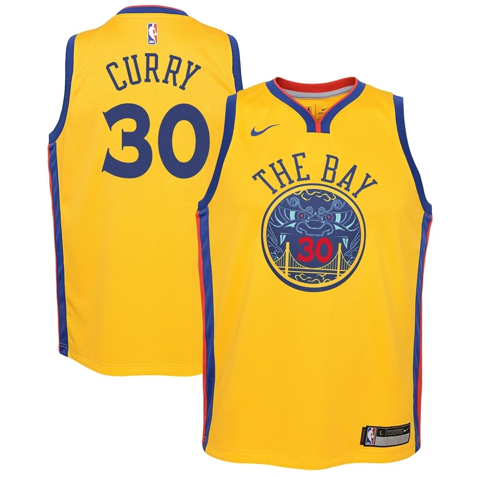 [9Z2B7BY1P-CURRY] Nike Juvenil NBA GS Warriors Herencia China Stephen Curry Foto 1 de 1