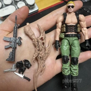 New Premium 1/18 Scale 3.75" Man Army Soldier Action Figure Toy Xmas Gift - Picture 1 of 5