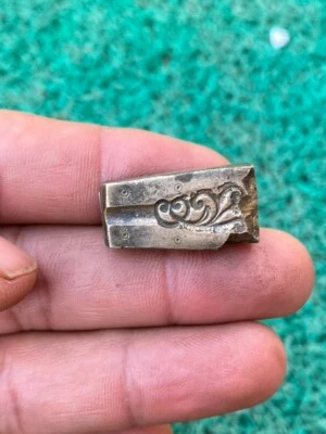 Ancient Bronze Hand Carved Fine Design Figured Jewelry Mold Die Collectible Rare - Image 1 of 4