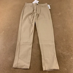 Approved School Uniform Girls Size 8 Khaki Stretch Skinny Chino Pants NWT - Picture 1 of 6