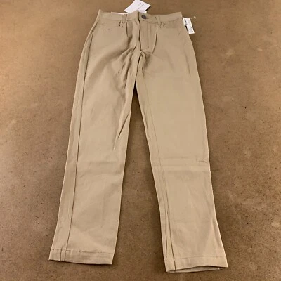 Approved School Uniform Girls Size 8 Khaki Stretch Skinny Chino Pants NWT - Image 1 of 4