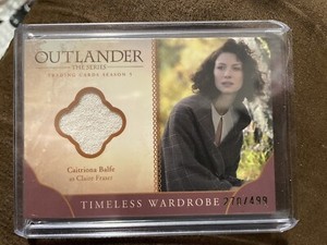 Cryptozoic Outlander Season 5 Clair Fraser Wardrobe Card /499 M07