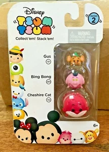 Disney TSUM TSUM Stackable - Cheshire Cat, Bing Bong and Gus - New In Package - Picture 1 of 3