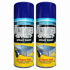 2x Galvanised Effect Spray Paint Anti Corrosive Repair Protect Metal Coat 400ml