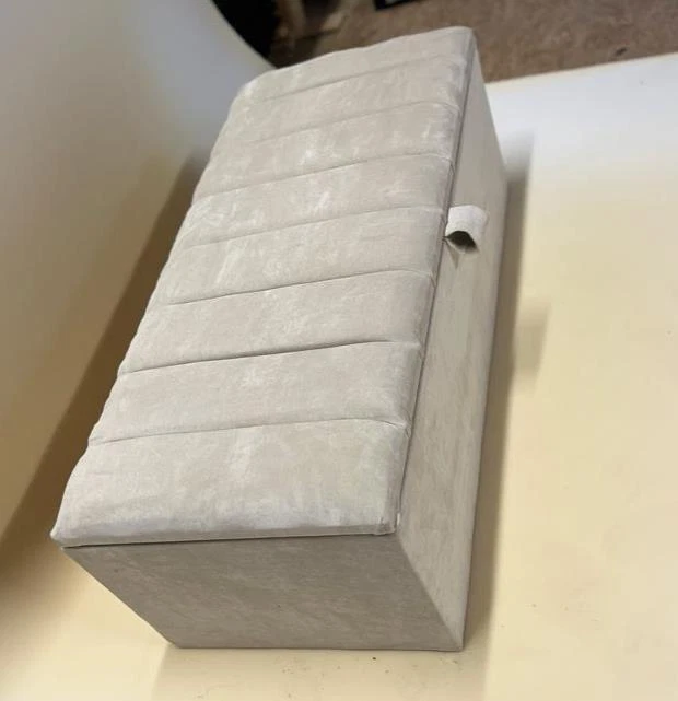 Panel Style Ottoman Storage Box/ Blanket Box, Toy Box in different Colors.. - Image 1 of 4