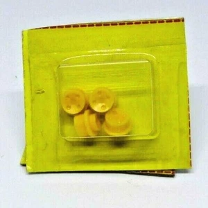 NOS - Aurora Tjet Yellow 4 Lug Wheels for: Truck, Dune Buggy, Indy or GP 4x OEM - Picture 1 of 1
