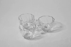 Anchor Hocking Vintage Swirl Glas Bowle Becher, 3er Set - Bild 1 von 2