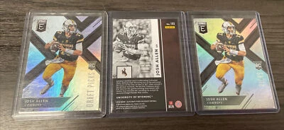(3) 2018 Panini Elite Draft Picks Josh Allen 103 Lot - Image 1 of 4