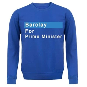 Barclay For Prime Minister - Kids Hoodie / Sweater - Tory Conservative PM - Picture 1 of 20