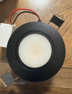 Downlight LED de 9 vatios retrofit - CCT seleccionable - 120 voltios - negro Foto 1 de 3