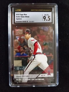 2018 SHOHEI OHTANI ROOKIE JAPANESE TOPPS CSG 9.5 #650J - Picture 1 of 2