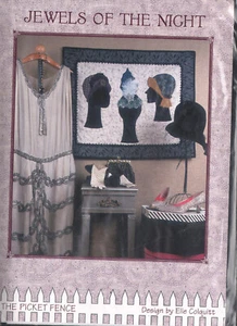 Jewels of the Night, The Picket Fence Quilt Pattern, Elle Colquitt, 2001 - Picture 1 of 2