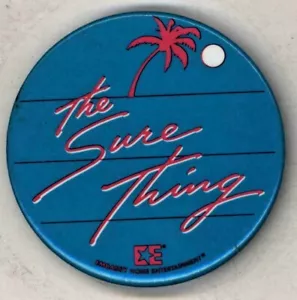 1985 The Sure Thing Film 2 1/4" Pinback Button - Bild 1 von 1