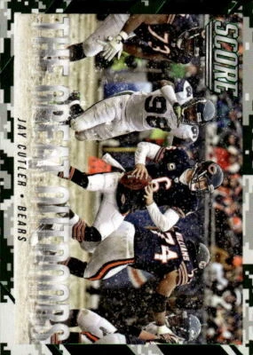 2015 Score Jay Cutler #10 The Great Outdoors Night Camo Chicago Bears 6Q - Image 1 of 2